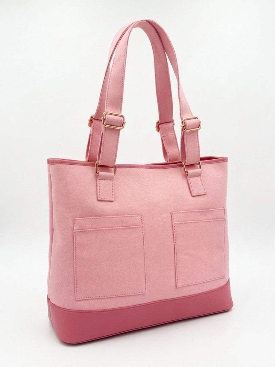 At Ease Tote| Rose Blush