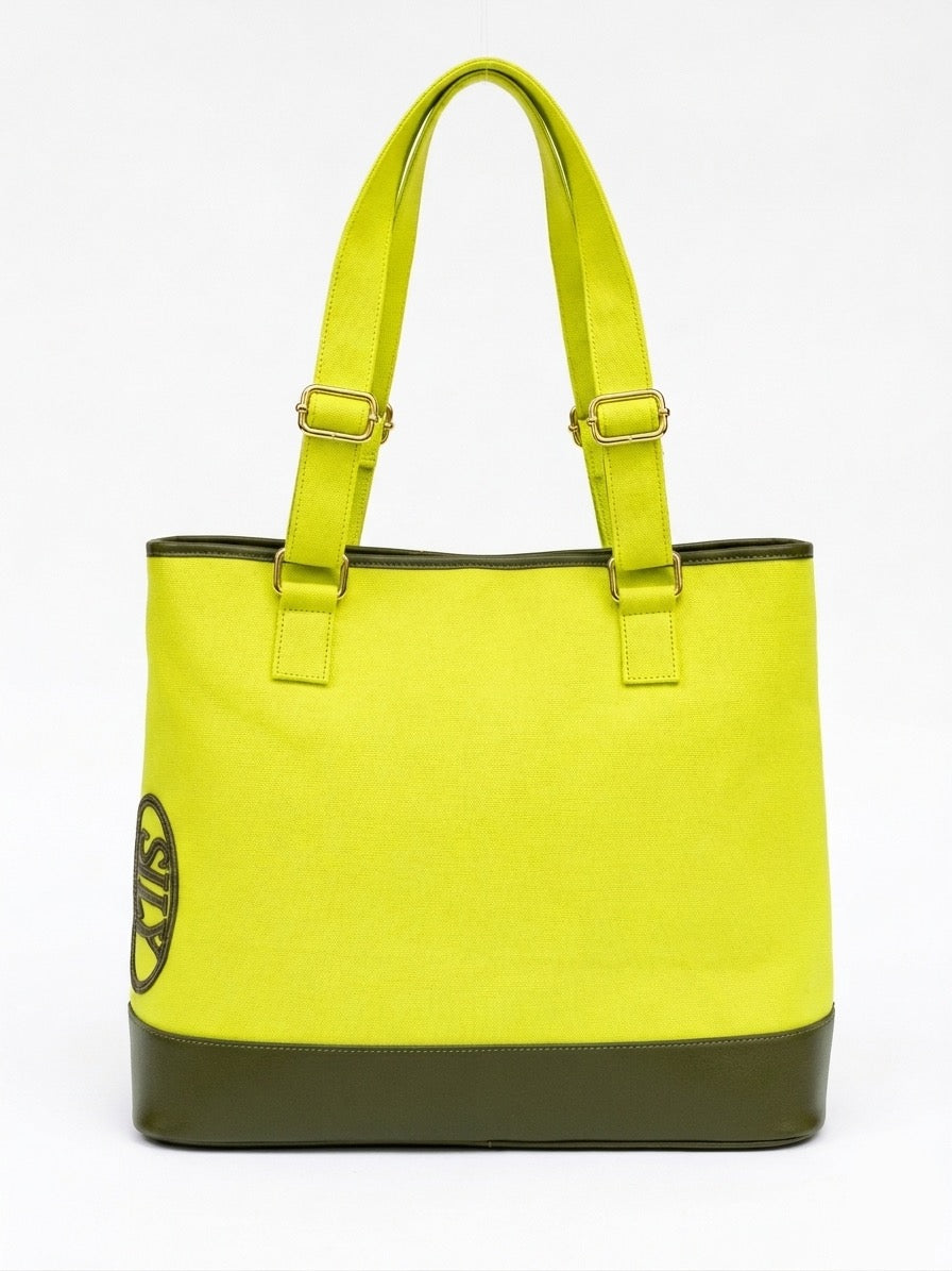 At Ease Tote| Chartreuse