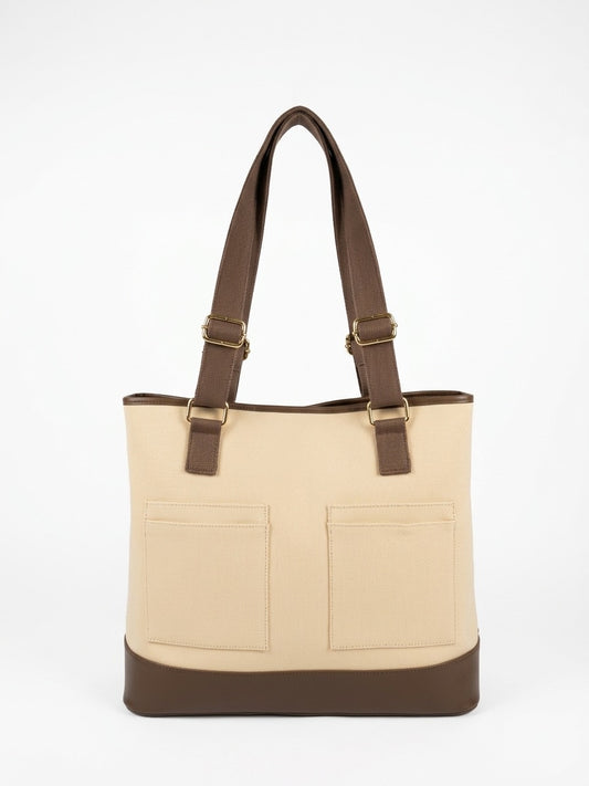 At Ease Tote| Warm Mocha