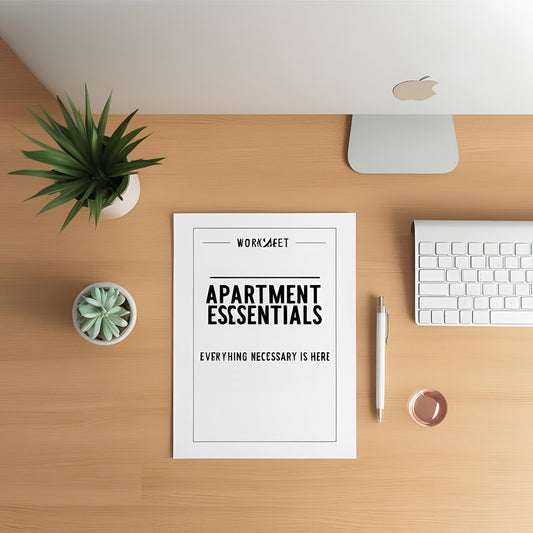 Apartment Essentials Checklist
